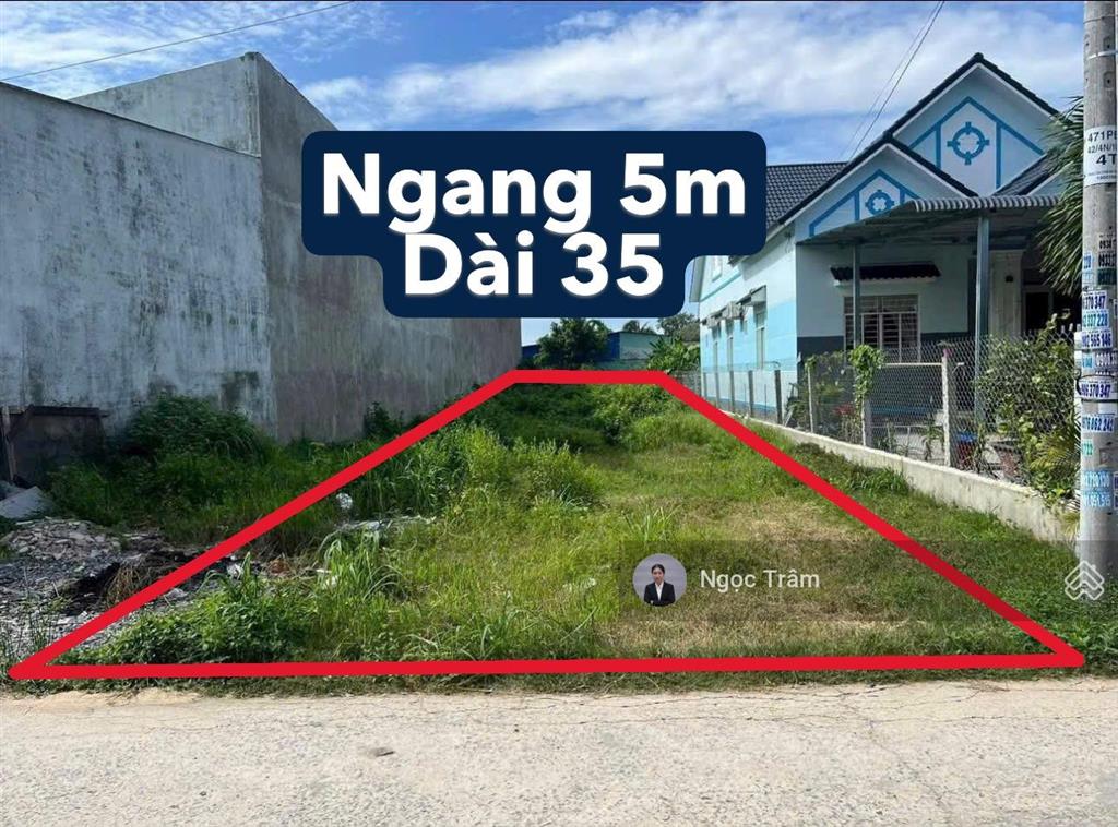 Bán đất diện tích lớn173m2 giá 1tỷ5 đường trần văn chẩm xã phước vĩnh an huyện củ chi sổ hồng riêng