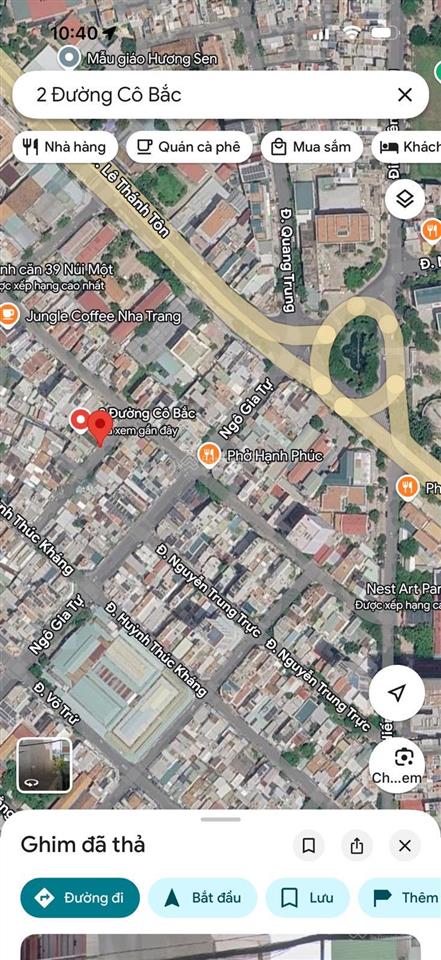 Đất mặt tiền đ. cô bắc  gần chợ xóm mới cách biển nha trang chỉ 800m  101,1m2 giá 14,990 tỷ
