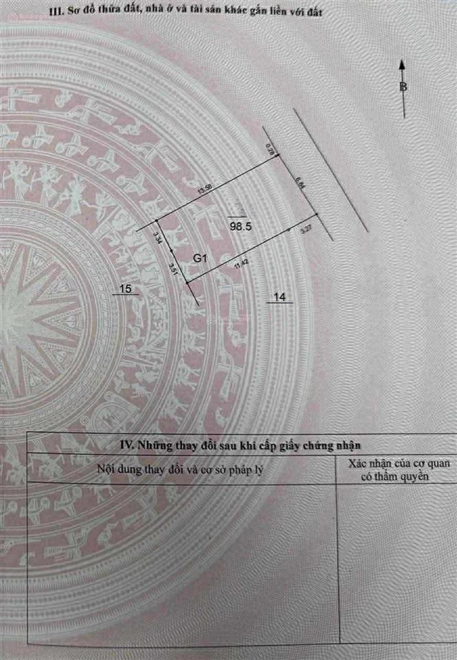 Gia đình có căn nhà ở giáp bát 100m2, ô tô đỗ cửa, ngõ thông 2 đầu, mt 6,8m, sổ đẹp giá 20,68 tỷ