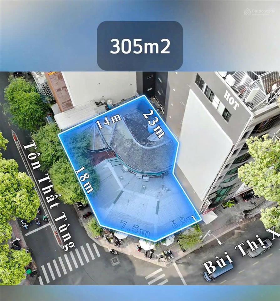 Chính chủ bán nhà mt số 118 bùi thị xuân, p. bến thành, quận 1. (12x24m. nở hậu 14m) giá 350 tỷ tl