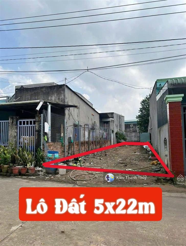 Chủ mất khả năng thanh toán ngân hàng. cần ra nhanh lô đất 110m2/ 1,2 tỷ. ngay kcn tây bắc, củ chi