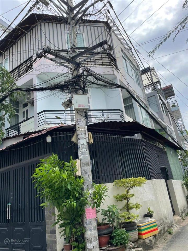 Góc hxh lê đức thọ phạm văn chiêu p13 ngang 6m nở hậu 8m, cn 57m2, 3 tầng, đct 18tr, chỉ 7.5 tỷ tl