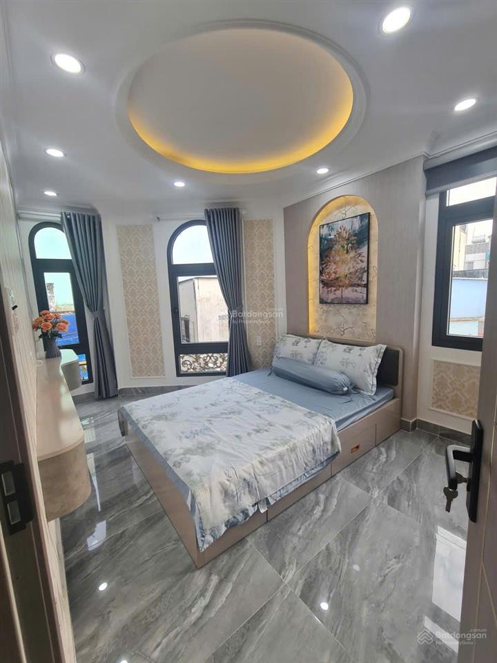 Nhà mới giá mềm hxh 1050 quang trung p8 46.2m² 4t căn góc siêu thoáng có thang máy giá chỉ 7,6tỷ tl