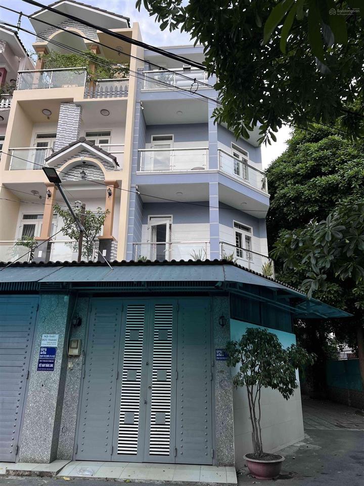 Nhà hxh 14m 2 mặt thoáng 252 phạm văn chiêu p9 5x11m cn 52.4m² 4l 4pn xe hơi trong nhà chỉ 7.4tỷ tl