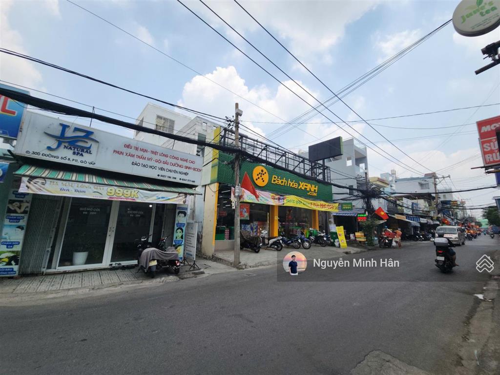 Mtkd đường số 8 p11, 5.04x20m cn 100.7m² vị trí sầm uất nhất trong tất cả đường số gv, 11,9 tỷ tl