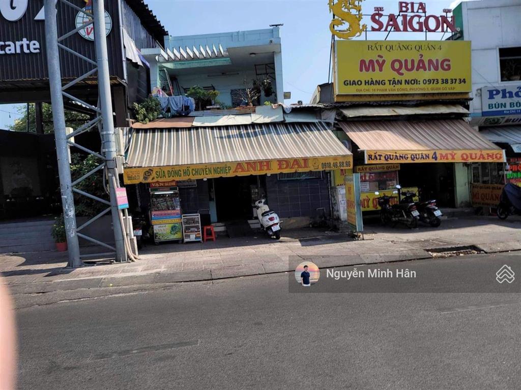 Mtkd phạm văn đồng 6x16m cn 95m2 2 lầu vị trí trung tâm kinh doanh f&b giảm còn 16 tỷ tl