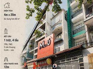 Hơn 10 tỷ cho 80m2 hxt 319 lê văn thọ p9 4x20m 5l 7pn tn ~ 33tr sau cải tạo giảm giá còn 10,6 tỷ tl