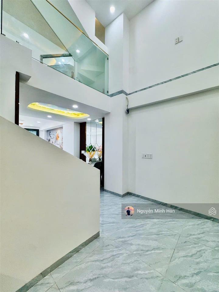 Nhà mới cạnh bờ sông vàm thuật, hxh 26 trần bá giao p5 4x11m cn 41m² 5l 6pn giảm giá còn 7,65 tỷ tl