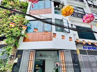 Nhà mới cạnh bờ sông vàm thuật, hxh 26 trần bá giao p5 4x11m cn 41m² 5l 6pn giảm giá còn 7,65 tỷ tl
