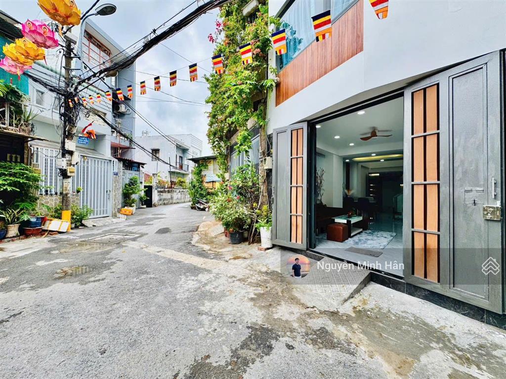 Nhà mới cạnh bờ sông vàm thuật, hxh 26 trần bá giao p5 4x11m cn 41m² 5l 6pn giảm giá còn 7,65 tỷ tl