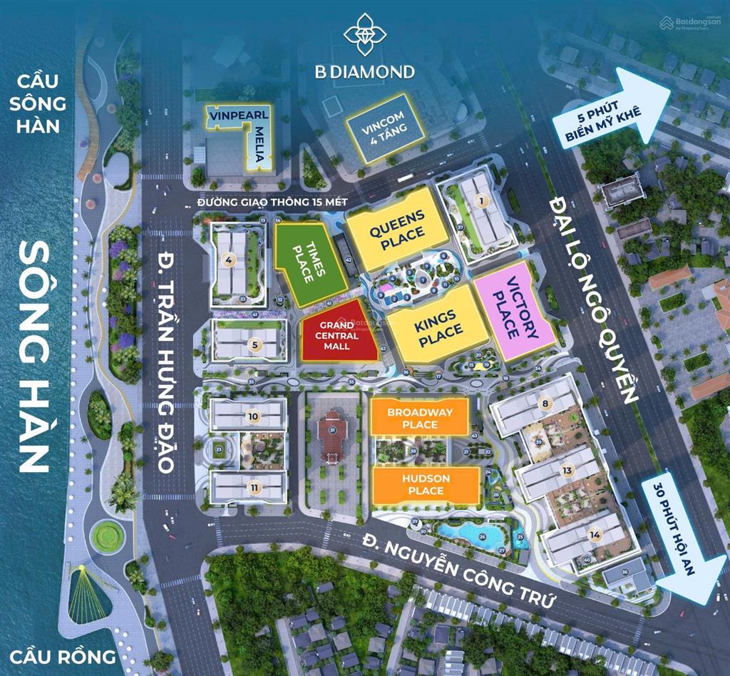 Bán gấp căn 1pn capital square đà nẵng view trực diện sông hàn, giá tts 4,02 tỷ