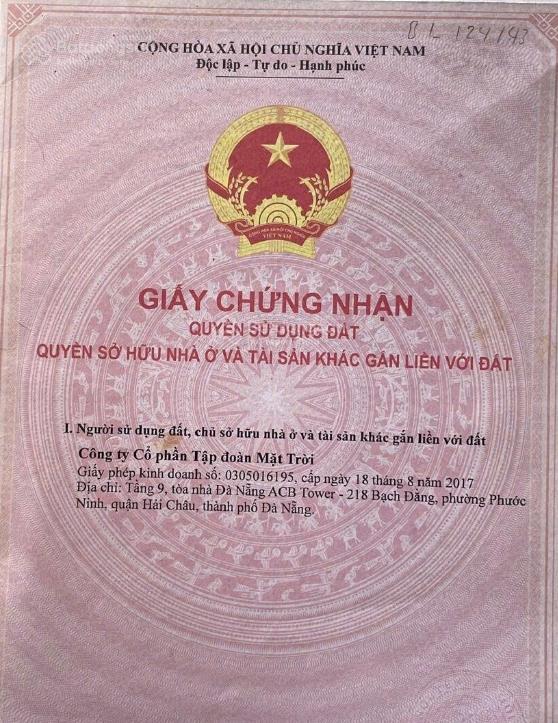 Bán lô đất đường lê minh trung, hòa xuân, đà nẵng