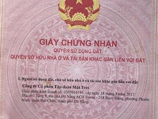 Bán lô đất đường lê minh trung, hòa xuân, đà nẵng