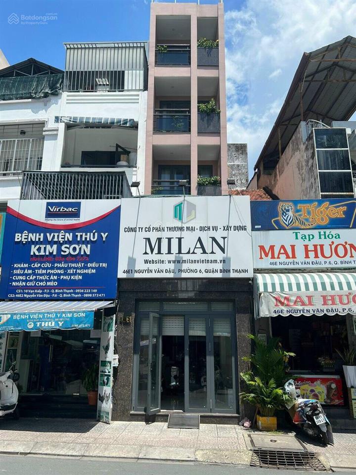 [ 6 tỷ 850 ] mặt tiền kinh doanh đường nguyễn văn đậu , bình thạnh . đang cho thuê 25tr/ tháng. shr