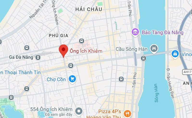 Bán nhà mặt tiền ông ích khiêm giá chỉ 82tr/m2, diện tích rộng đẹp 90m²