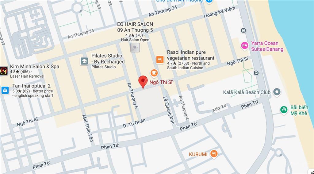 Bán đất mặt tiền ngô thì sĩ trung tâm phố tây an thượng | cơ hội đầu tư dòng tiền