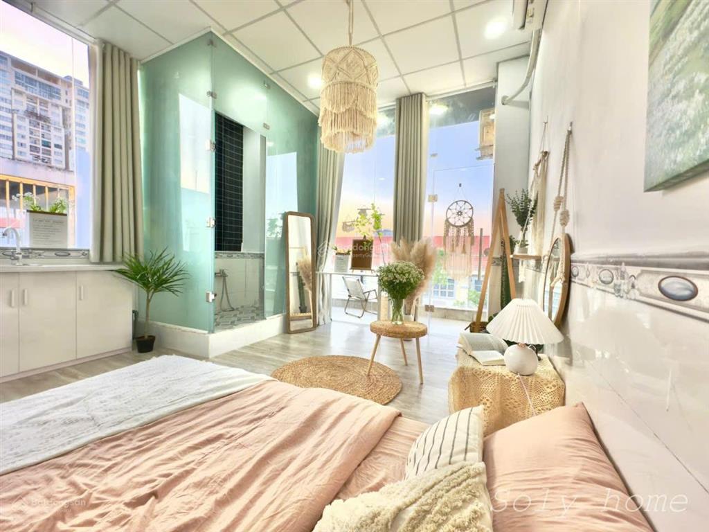 Căn hộ studio ban công full nội thất decor cực chill tại lâm văn bền, quận 7
