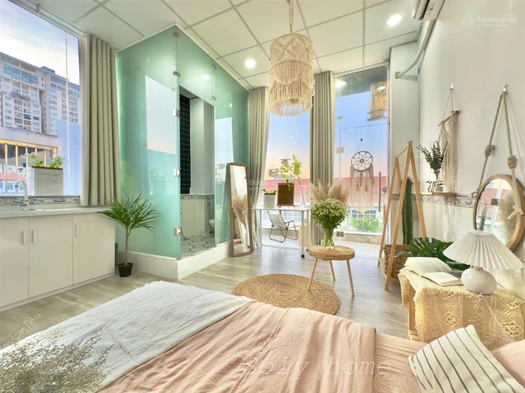 Căn hộ studio ban công full nội thất decor cực chill tại lâm văn bền, quận 7