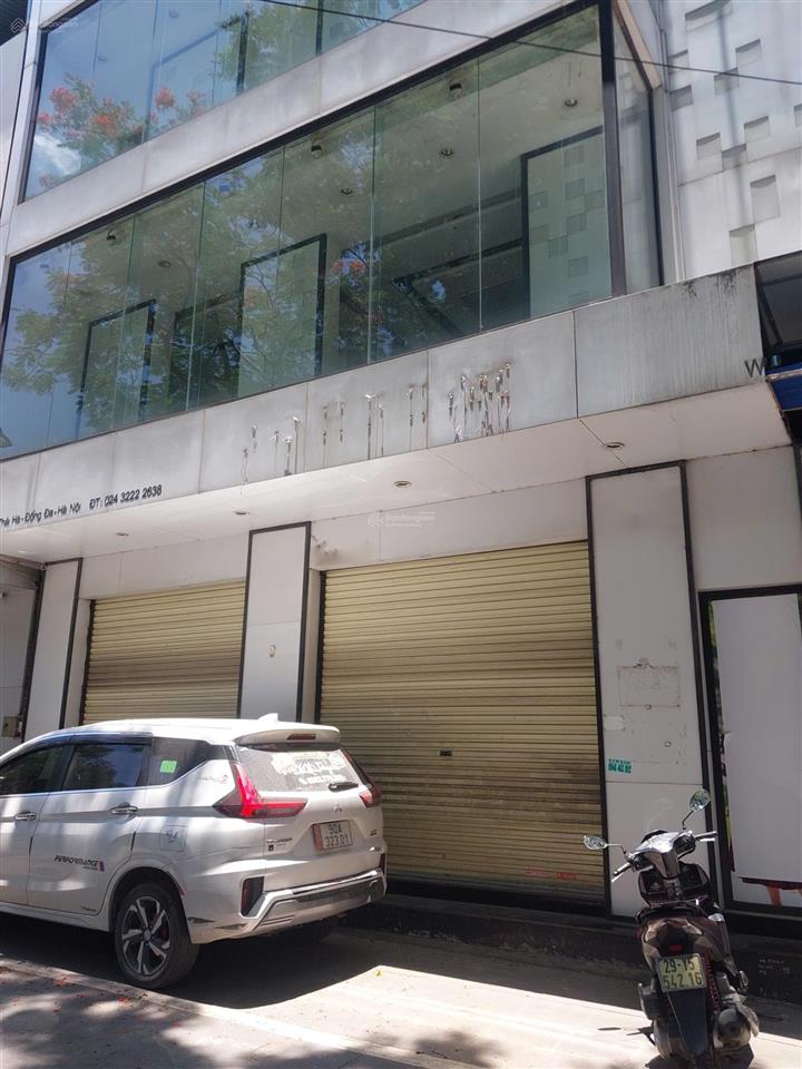 Cho thuê nhà mặt phố thái hà 78m² x 4 tầng, mt 8,5 m lô góc, vị trí đẹp, vỉa hè rộng