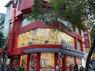 Cho thuê nhà mặt phố tân mai  thang máy  lô góc 2 mặt tiền 14m  85m² x 5 tầng  80 triệu/tháng