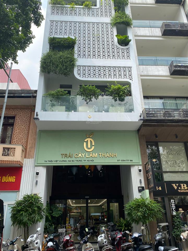 Mp triệu việt vương  thông sàn  thang máy  mt 6m  90m² x 6 tầng  70 triệu/tháng