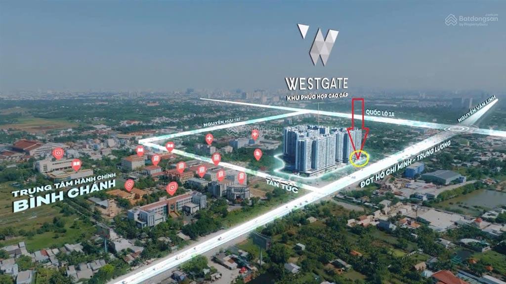Bán shophouse westgate bình chánh, căn góc, 3 mặt tiền, 300m² đã có sổ hồng riêng