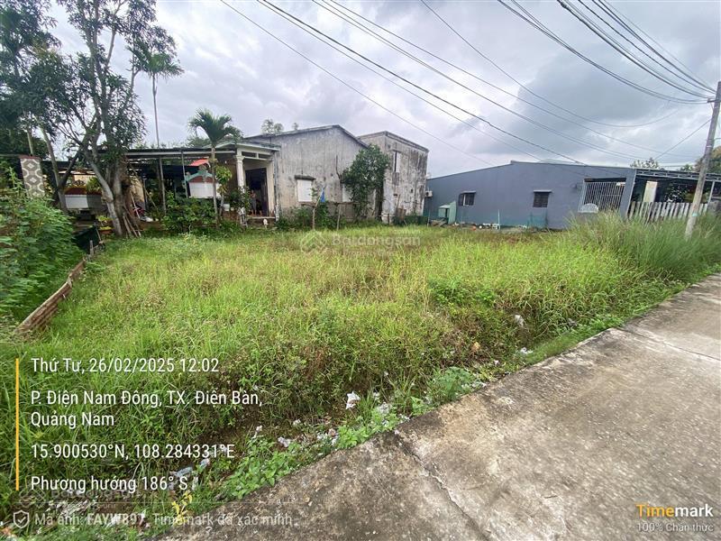 Chủ cần bán gấp đất tại điện nam đông  điện bàn giá 2,2 tỷ