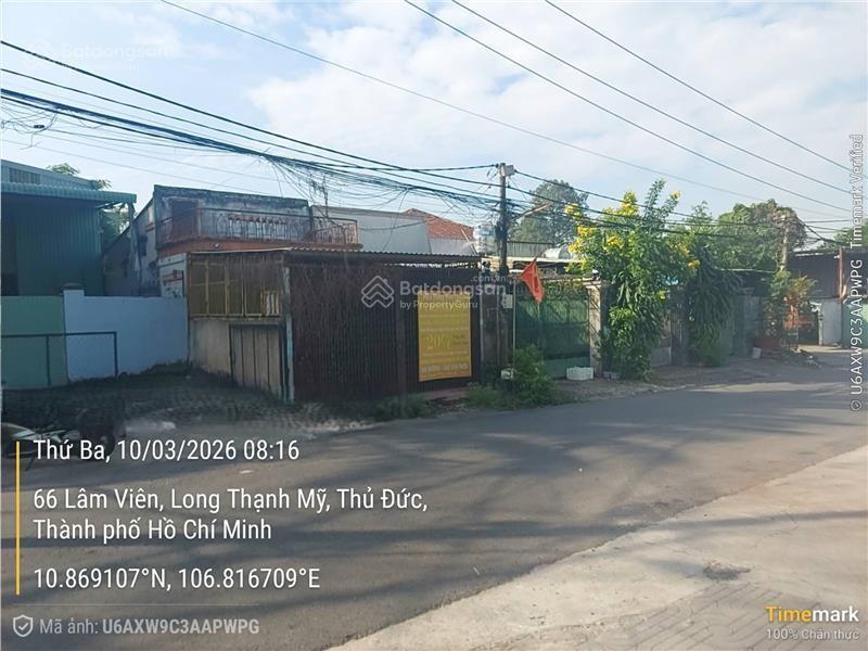 Bán đất mặt tiền sẵn nhà c4 lâm viên(đường số 1), thủ đức giá bán 11.5 tỷ