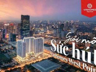 Cần cho thuê sàn vp diện tích 150m2 tại vinhomes west point