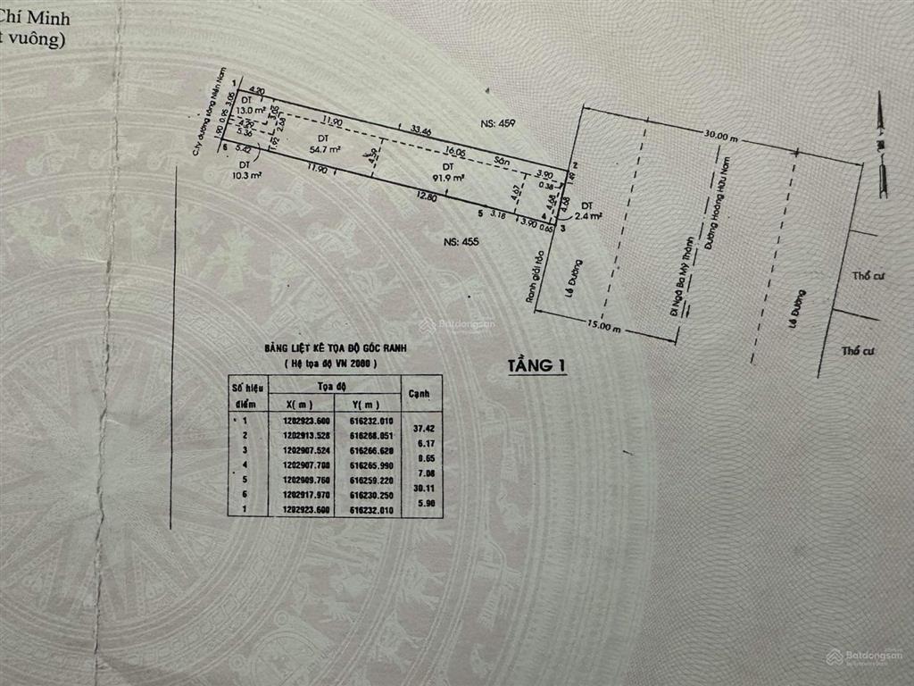 457 , hoàng hữu nam đường 30m , xây 7 lầu ( bán gấp )