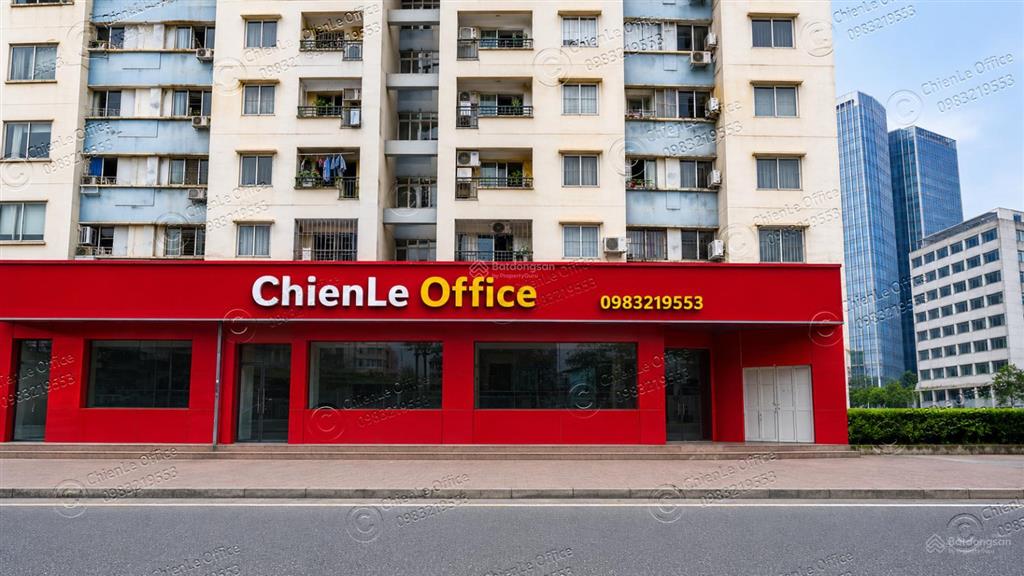 Mặt bằng thương mại 230m2 tại chân đế tòa vp ngay ngã tư quận cầu giấy  hiếm có