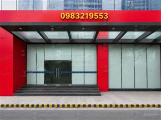 Cho thuê mb thương mại 370m tại chân đế tòa nhà ở trung kính mt rộng vị trí đẹp  ngay 0983 219 ***