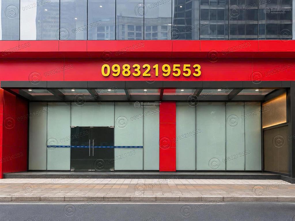 Cho thuê mb thương mại 370m tại chân đế tòa nhà ở trung kính mt rộng vị trí đẹp  ngay 0983 219 ***