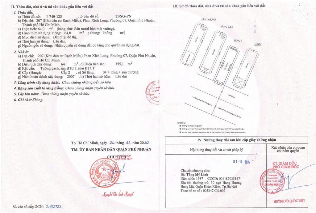 Bán nhà mặt tiền phan xích long đang có dòng tiền cho thuê ổn định 60 triệu/tháng
