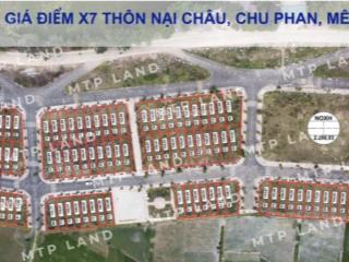 3,2 tỷ + chênh nhẹ, sở hữu ngay lô đất đấu giá nại châu  chu phan.