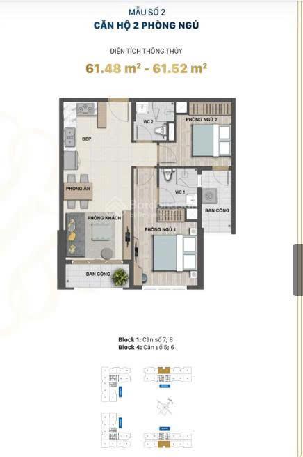 2pn hướng đông nam, tầng cao, view sông đẹp không bị chắn tầm nhìn. giá 6,2 tỷ.  0939 420 ***