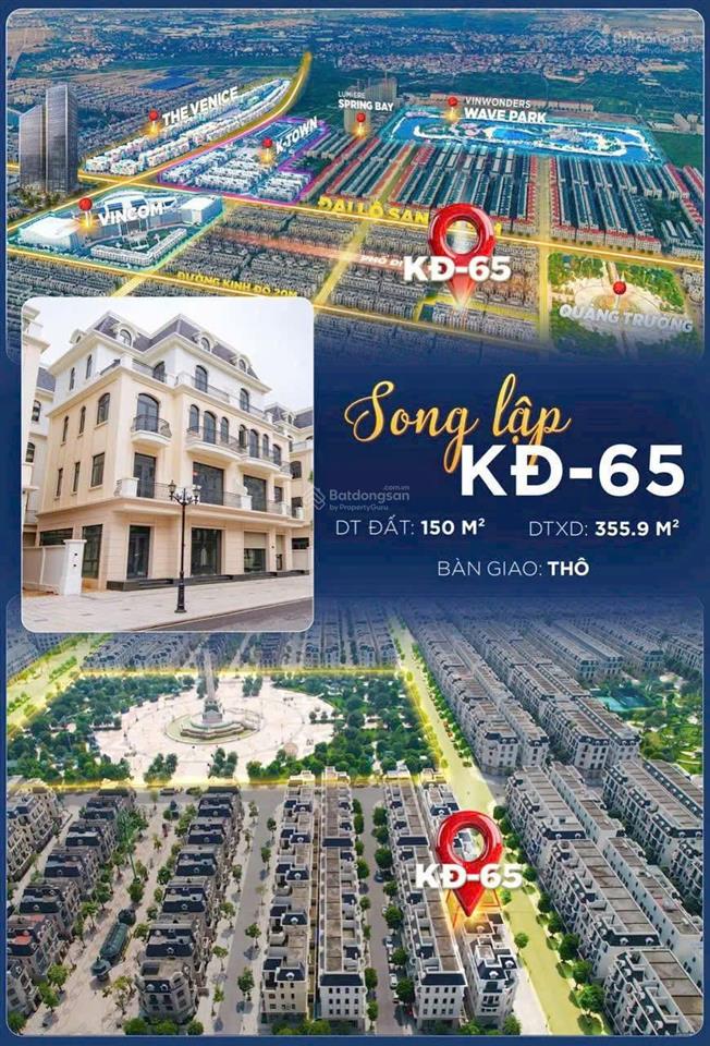 Biệt thự song lập kinh đô  giá đầu tư