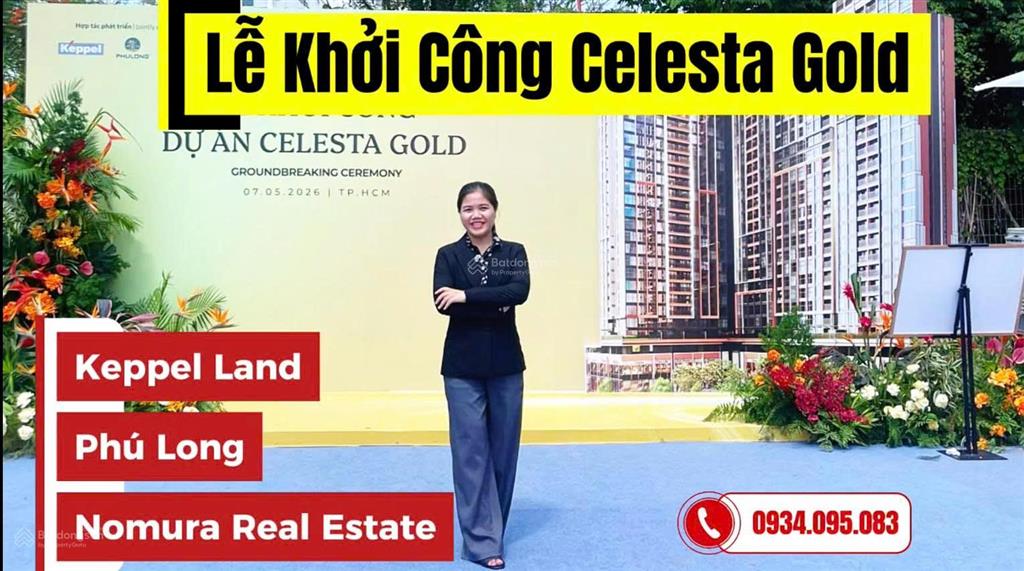 Keppel land mở bán giai đoạn 1 dự án căn hộ celesta gold mặt tiền nguyễn hữu thọ nhà bè