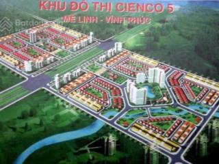 Bán đất biệt thự tại khu đô thị cienco5 me linh hà nội, 24 tỷ, 639 m2