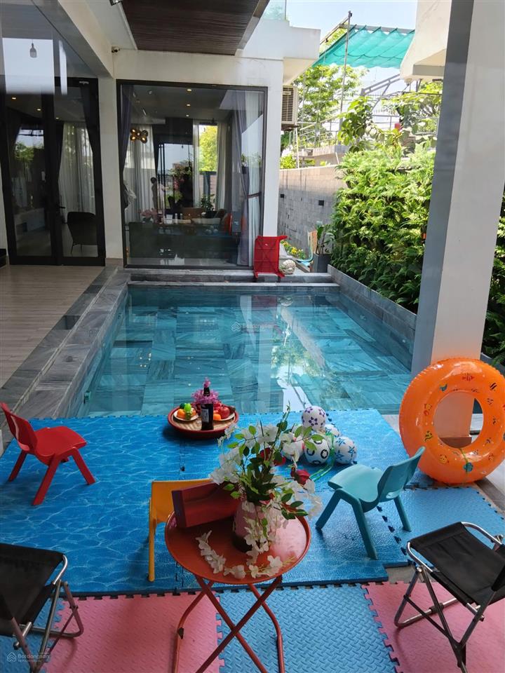 Cho thuê villa 4 tầng view sông hoà xuân  gần euro village 2 diện tích 300m² sàn, 4 tầng