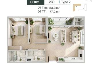 (masterise cao xà lá) căn hộ 2n 77m2 view metro mặt đường nguyễn trãi giá dự kiến chỉ từ (1x tỷ)
