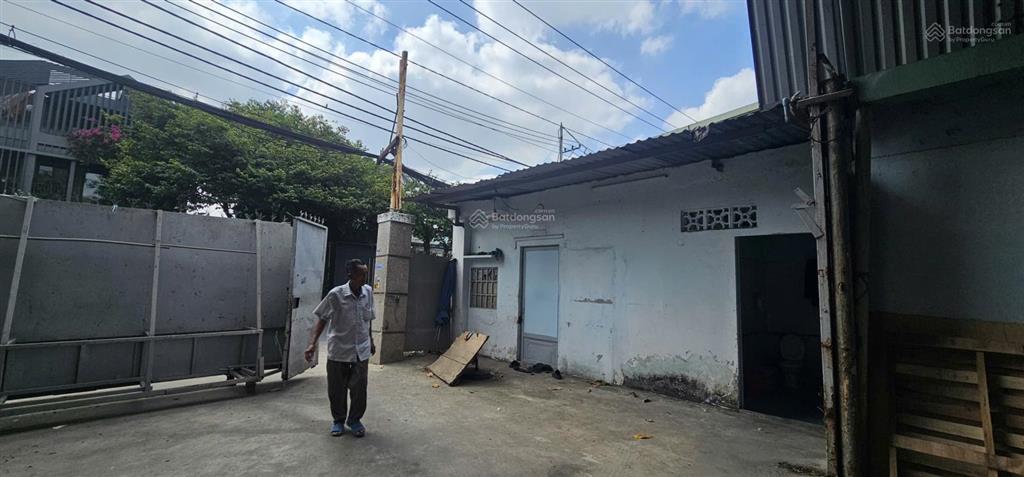 Cho thuê nhà xưởng đường nguyễn thị thử, hóc môn 800m² xe container ra vào 24/24.