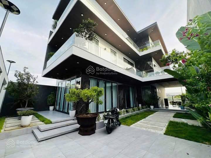 Cho thuê villa view sông cao cấp nguyễn đình thi, hoà xuân  diện tích 300m², villa 3 tầng