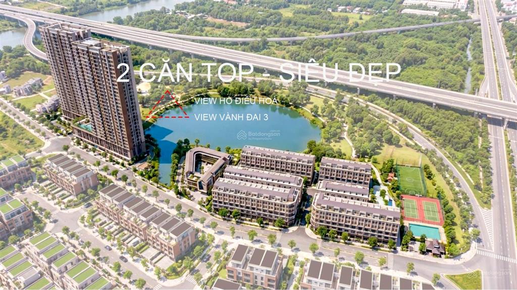 Chính chủ (hàng nội bộ  giá net) không môi giới 2 ngủ đẹp nhất dự án view hồ  view vành đai 3
