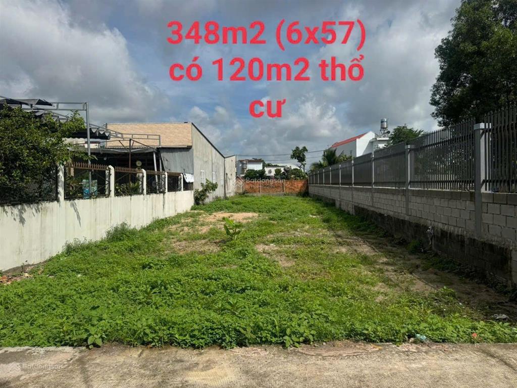 Cần bán gấp lô đất 350m2 (120m2 thổ cư) xã tân an hội, huyện củ chi giá 1.5 tỷ, sổ hồng riêng
