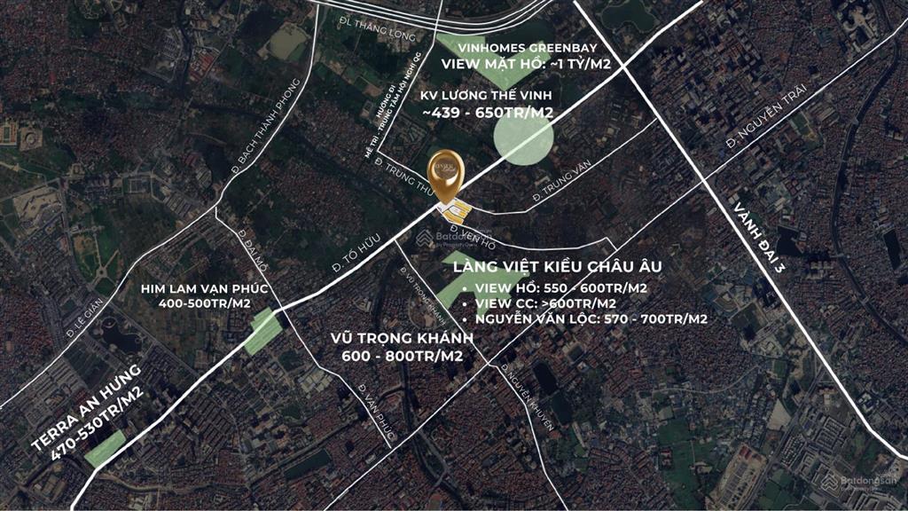 Bán căn shophouse góc siêu phẩm mặt đường trung văn kinh doanh cực tốt