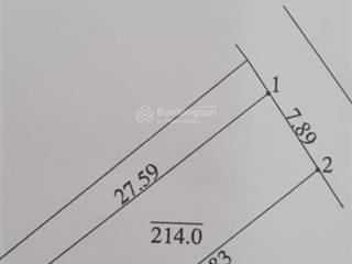 Bán đất góc 2 mặt tiền view hồ hồng thái, phú xuyên 214m² giá 25 triệu/m².