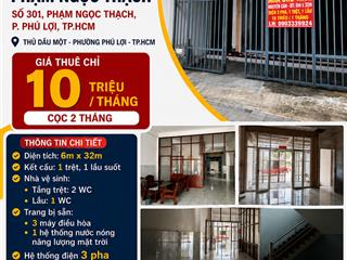 Cho thuê nhà riêng 301 phạm ngọc thạch, giá ưu đãi, 190m2, 2pn, 3wc