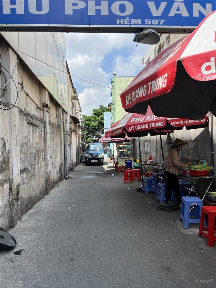 Hẻm xe hơi tới nhà  nhà đẹp ở ngay  4 tầng  quang trung  61m2  7,89 tỷ (tl)