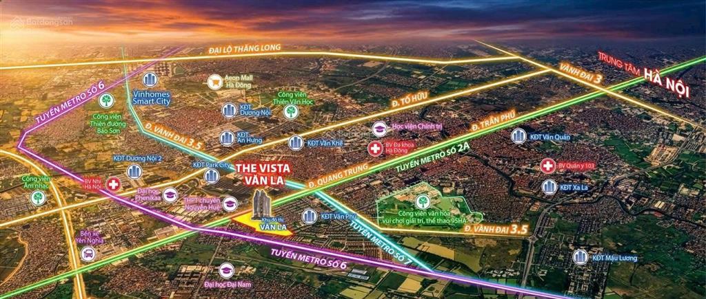 Căn hộ 3pn đang sống nhất tại hà đông dự án the vista van la.  ngay nhận thông tin chi tiết